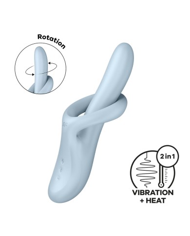 Vibratore per il Punto-G Satisfyer Azzurro