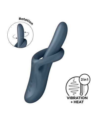 Vibratore per il Punto-G Satisfyer Grigio