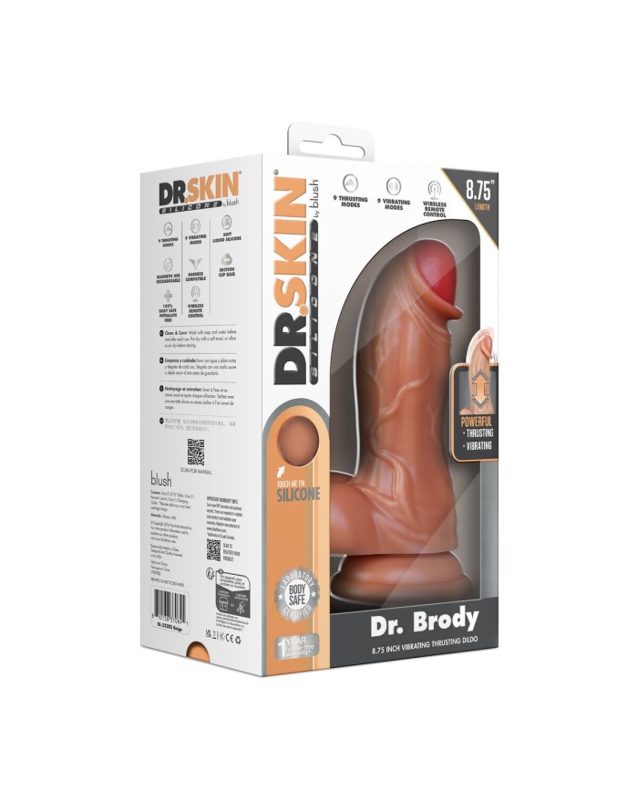 Vibratore Realistico Blush Dr Skin Vibratore Realistico Blush Dr Skin