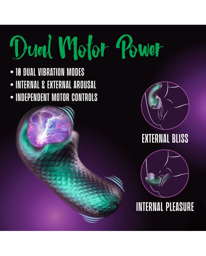 Vibratore Anale Blush Temptasia Azzurro