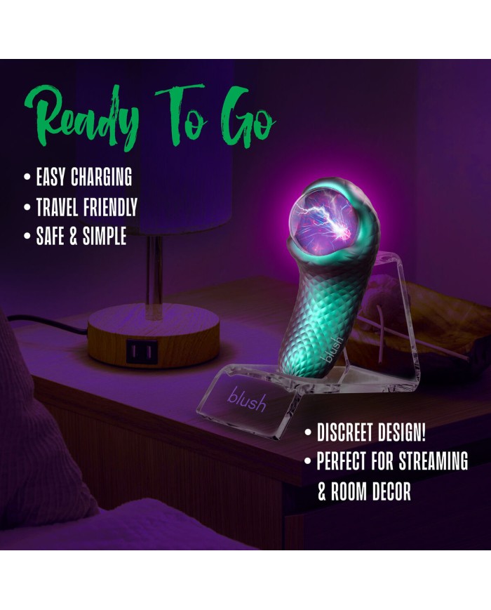 Vibratore Anale Blush Temptasia Azzurro