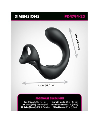 Vibratore Anale Pipedream Anal Fantasy Elite Nero Vibratore Anale Pipedream Anal Fantasy Elite Nero