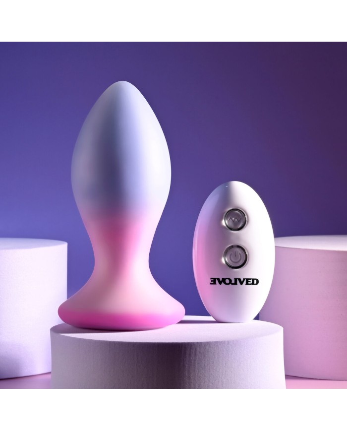 Plug Anale Evolved Multicolore (8,9 cm)