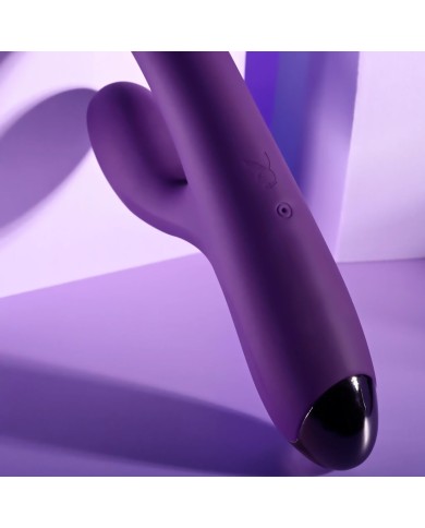 Vibratore Doppia Stimolazione Evolved Playboy Viola Porpora
