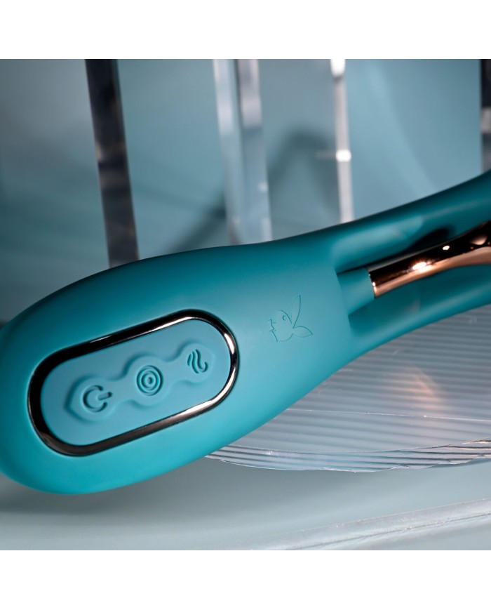 Vibratore Doppia Stimolazione Evolved Playboy Verde