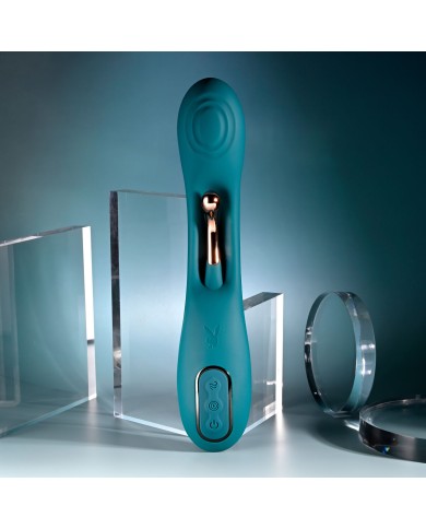Vibratore Doppia Stimolazione Evolved Playboy Verde