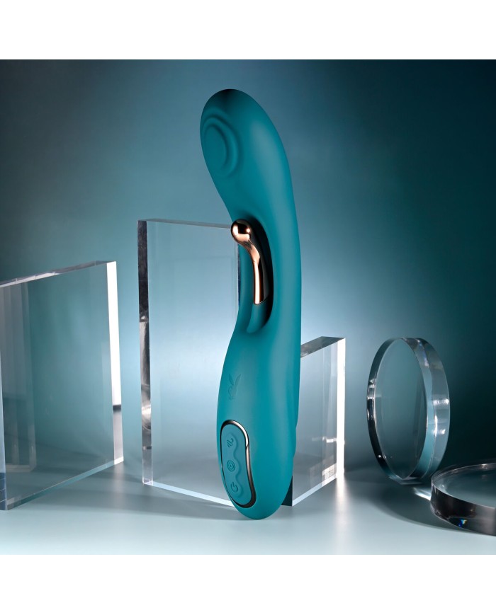 Vibratore Doppia Stimolazione Evolved Playboy Verde