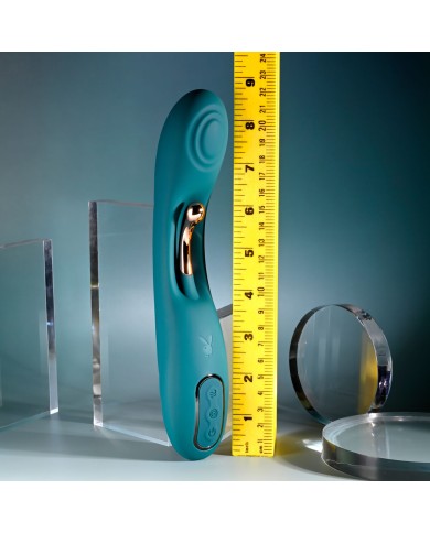 Vibratore Doppia Stimolazione Evolved Playboy Verde