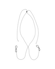 Catena di Morsetti per Capezzoli Sportsheets Sex and Mischief