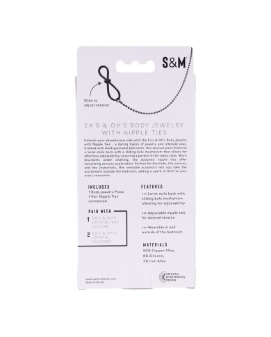 Catena di Morsetti per Capezzoli Sportsheets Sex and Mischief Catena di Morsetti per Capezzoli Sportsheets Sex and Mischief