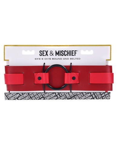 Cintura regolabile Sportsheets Sex and Mischief Rosso Cintura regolabile Sportsheets Sex and Mischief Rosso