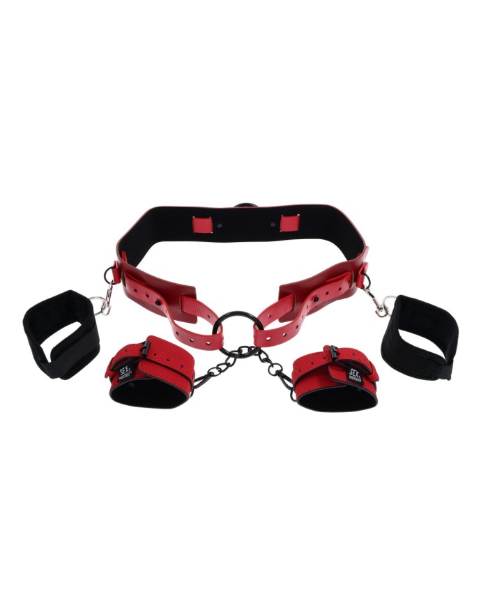 Cintura regolabile Sportsheets Sex and Mischief Rosso Cintura regolabile Sportsheets Sex and Mischief Rosso