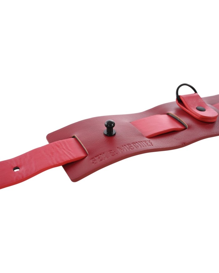 Cintura regolabile Sportsheets Sex and Mischief Rosso Cintura regolabile Sportsheets Sex and Mischief Rosso