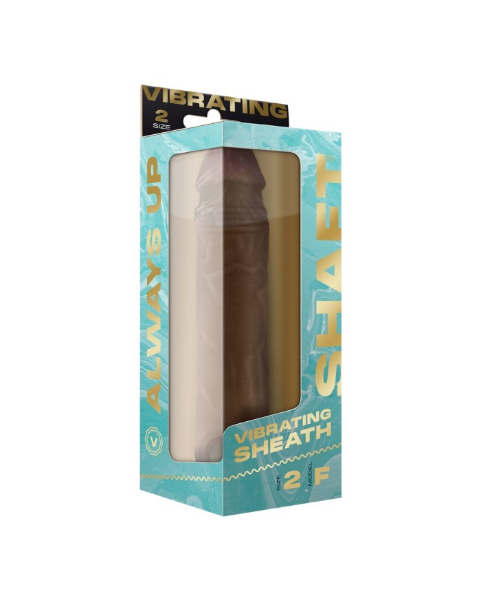 Cover per pene Shaft Marrone Ø 4,8 cm 17,5 cm Cover per pene Shaft Marrone Ø 4,8 cm 17,5 cm