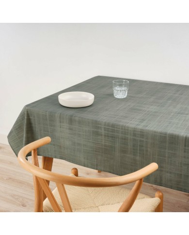 Tovaglia in resina antimacchia Belum Liso Taupé 150 x 150 cm