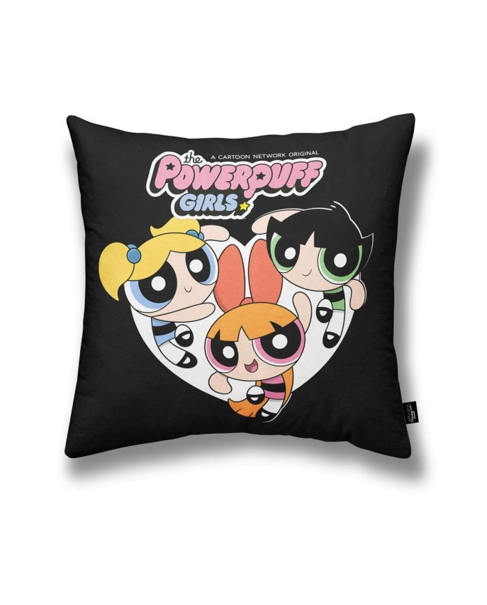 Fodera per cuscino Powerpuff Girls Powerpuff B Nero Multicolore 45 x 45 cm