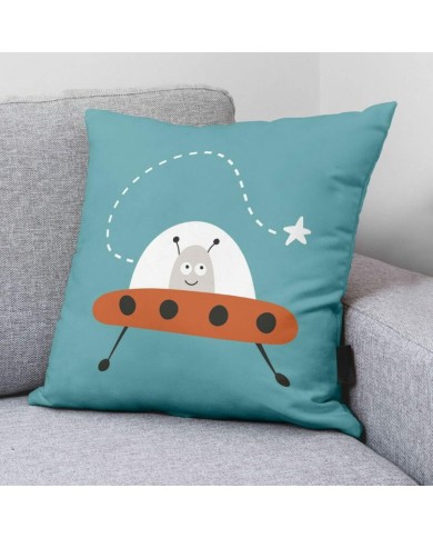 Fodera per cuscino Kids&Cotton Elm A Verde 50 x 50 cm