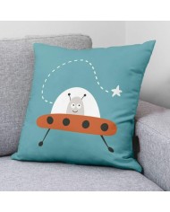 Fodera per cuscino Kids&Cotton Elm A Verde 50 x 50 cm