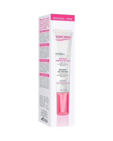 Crema per il Contorno Occhi Topicrem Radiance Hydra+ 15 ml Crema per il Contorno Occhi Topicrem Radiance Hydra+ 15 ml