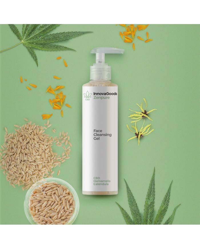 Gel Detergente Viso CBD Zenpure InnovaGoods 200 ml Gel Detergente Viso CBD Zenpure InnovaGoods 200 ml