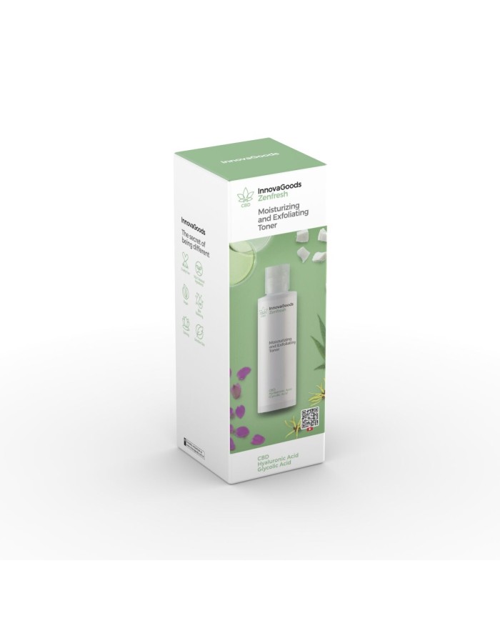 Tonico Viso Idratante ed Esfoliante CBD Zenfresh InnovaGoods 150 ml Tonico Viso Idratante ed Esfoliante CBD Zenfresh InnovaGoods 150 ml