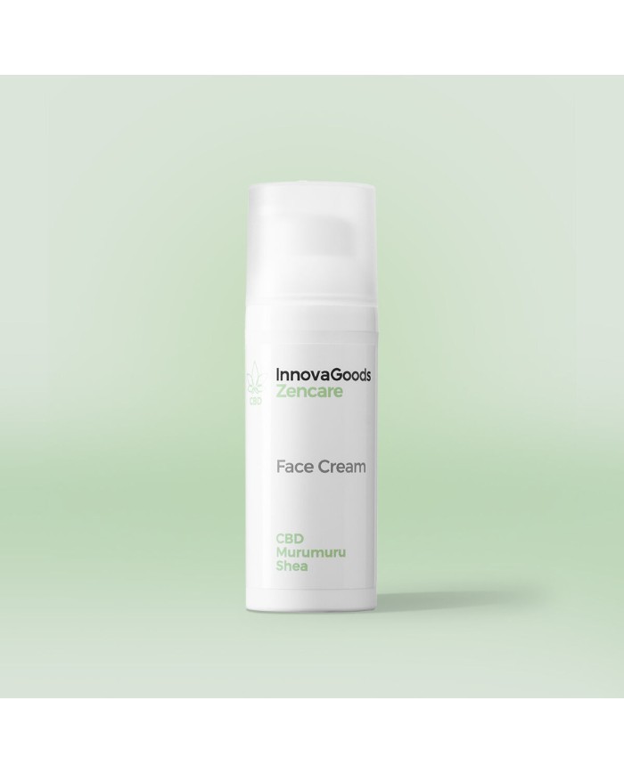 Crema Viso Idratante CBD Zencare InnovaGoods 50 ml Crema Viso Idratante CBD Zencare InnovaGoods 50 ml
