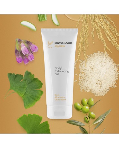 Gel Esfoliante Corpo Rice Joynew InnovaGoods 200 ml