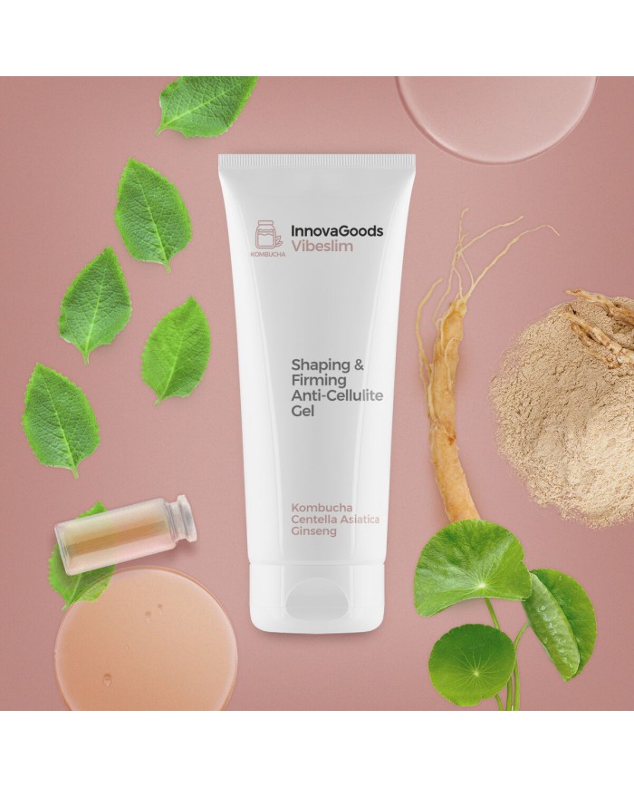 Gel Anticellulite Rassodante e Modellante Kombucha Vibeslim InnovaGoods 200 ml