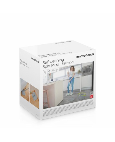 Mocio Rotante con Autopulizia e Secchio Separatore Selimop InnovaGoods Mocio Rotante con Autopulizia e Secchio Separatore Selimop InnovaGoods