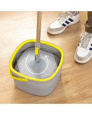 Mocio Rotante con Autopulizia e Secchio Separatore Selimop InnovaGoods Mocio Rotante con Autopulizia e Secchio Separatore Selimop InnovaGoods