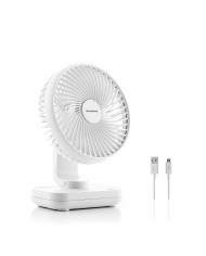 Ventilatore da Scrivania Ricaricabile Fanrec InnovaGoods Ø5,4'' 3600 mAh / 13,3 W Ventilatore da Scrivania Ricaricabile Fanrec InnovaGoods Ø5,4'' 3600 mAh / 13,3 W