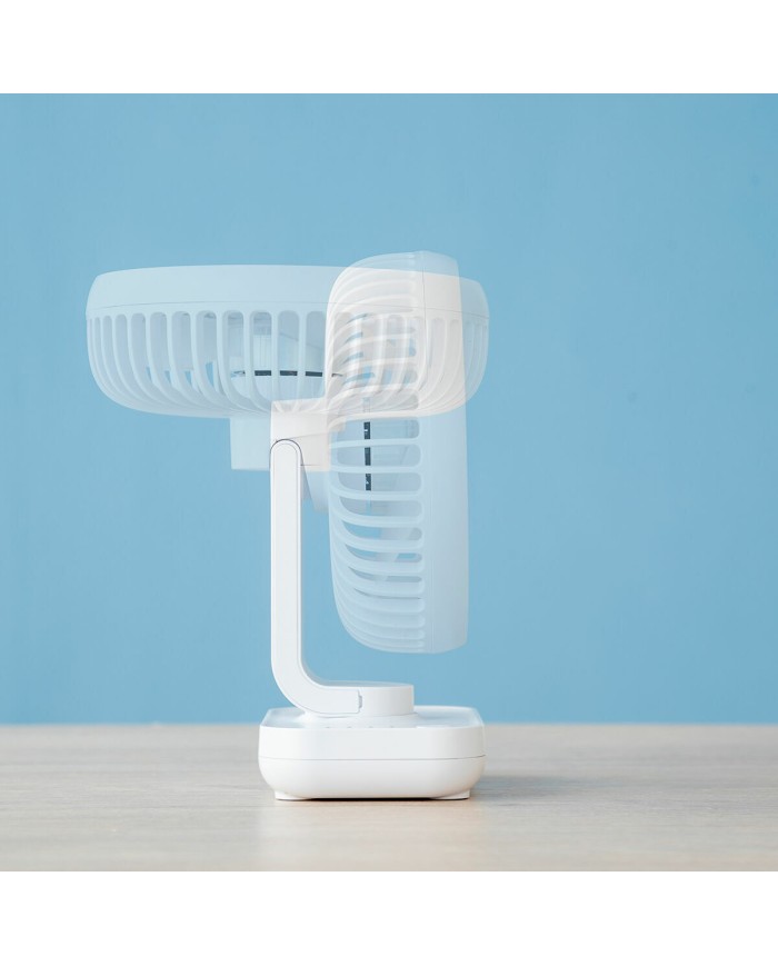 Ventilatore da Scrivania Ricaricabile Fanrec InnovaGoods Ø5,4'' 3600 mAh / 13,3 W Ventilatore da Scrivania Ricaricabile Fanrec InnovaGoods Ø5,4'' 3600 mAh / 13,3 W