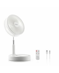 Ventilatore Ricaricabile Pieghevole 3 in 1 Fandle InnovaGoods Ø7,7'' 7200 mAh Ventilatore Ricaricabile Pieghevole 3 in 1 Fandle InnovaGoods Ø7,7'' 7200 mAh