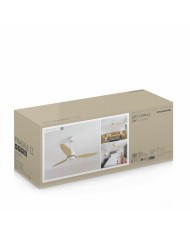 Ventilatore da Soffitto con Luce LED e 3 Pale ABS Wuled InnovaGoods Legno 36 W 52" Ø132 cm Ventilatore da Soffitto con Luce LED e 3 Pale ABS Wuled InnovaGoods Legno 36 W 52" Ø132 cm