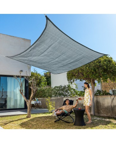 Tenda Parasole a Vela Rettangolare Shazail InnovaGoods 2 x 3 m Tenda Parasole a Vela Rettangolare Shazail InnovaGoods 2 x 3 m