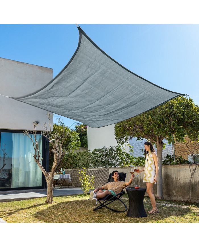 Tenda Parasole a Vela Rettangolare Shazail InnovaGoods 2 x 3 m