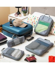 Borse a Compressione per Valigie Compakube InnovaGoods 4 Pezzi