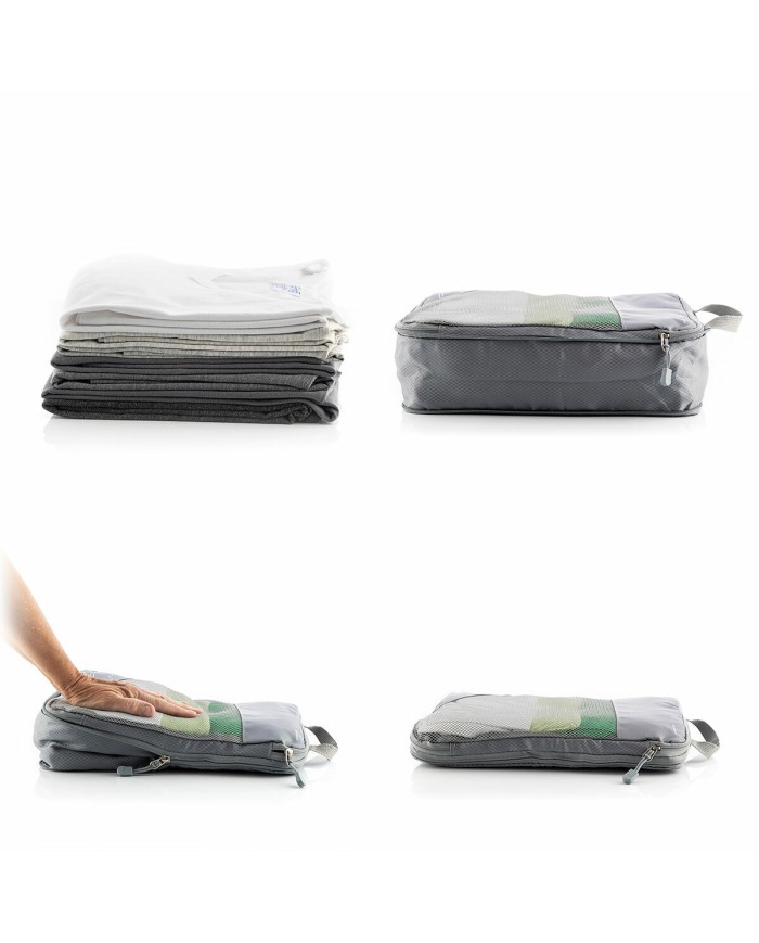 Borse a Compressione per Valigie Compakube InnovaGoods 4 Pezzi