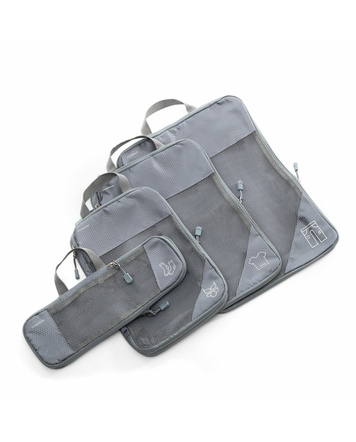 Borse a Compressione per Valigie Compakube InnovaGoods 4 Pezzi