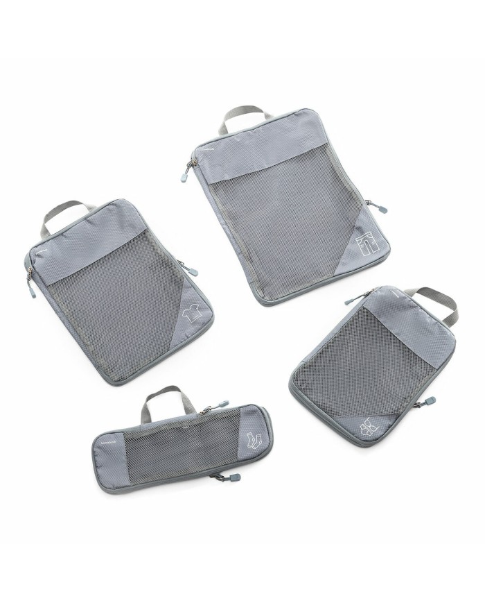 Borse a Compressione per Valigie Compakube InnovaGoods 4 Pezzi