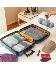 Borse a Compressione per Valigie Compakube InnovaGoods 4 Pezzi