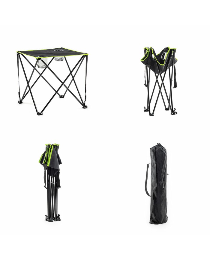 Tavolo Pieghevole in Tessuto da Campeggio con Custodia Cafolby InnovaGoods