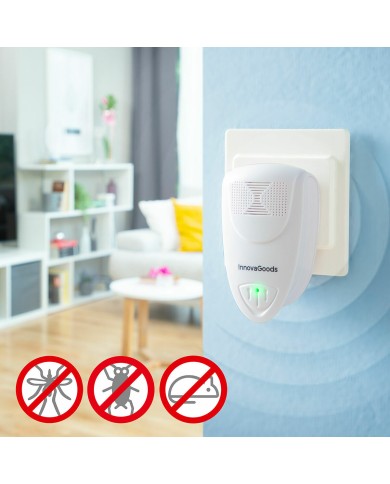 Repellente ad Ultrasuoni per Parassiti KL Duo InnovaGoods 2 Unità Repellente ad Ultrasuoni per Parassiti KL Duo InnovaGoods 2 Unità