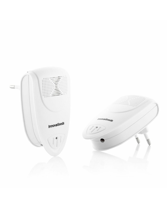 Repellente ad Ultrasuoni per Parassiti KL Duo InnovaGoods 2 Unità Repellente ad Ultrasuoni per Parassiti KL Duo InnovaGoods 2 Unità