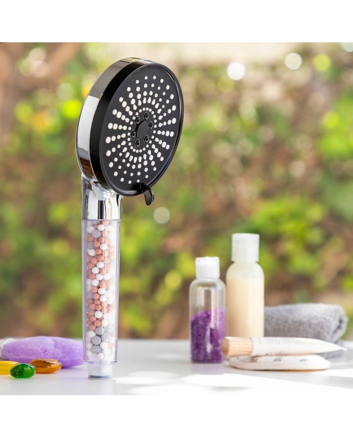 Soffione Doccia ad Alta Pressione con Filtro e Minerali Moshol InnovaGoods Soffione Doccia ad Alta Pressione con Filtro e Minerali Moshol InnovaGoods