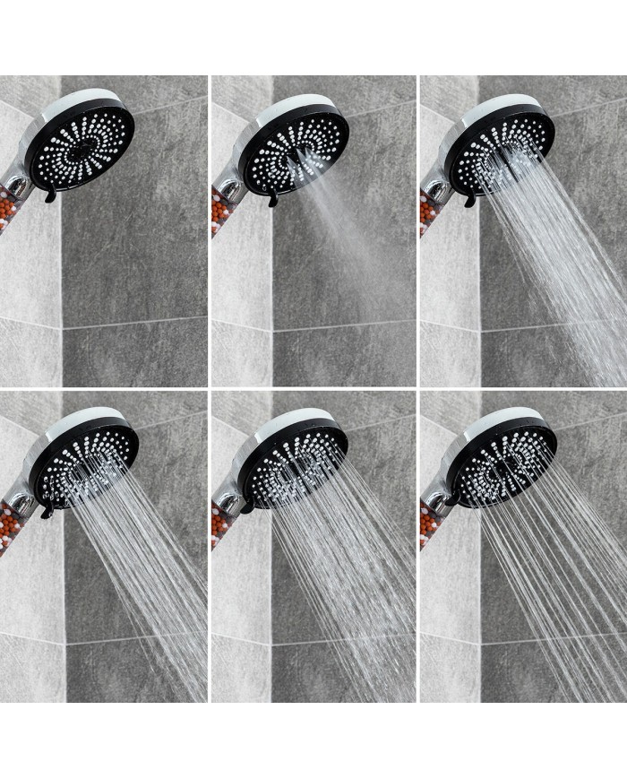 Soffione Doccia ad Alta Pressione con Filtro e Minerali Moshol InnovaGoods Soffione Doccia ad Alta Pressione con Filtro e Minerali Moshol InnovaGoods