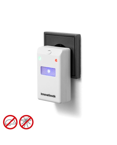 Repellente ad Ultrasuoni per Parassiti con LED Killekt Duo InnovaGoods 2 Unità