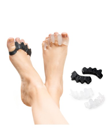 Separatore Dita per Relax e Sport Toelax InnovaGoods 4 Unità Separatore Dita per Relax e Sport Toelax InnovaGoods 4 Unità