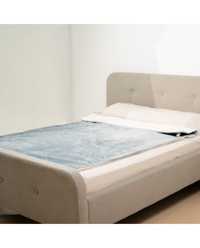 Coperta Elettrica Heklet InnovaGoods Bianco Grigio 130 x 180 cm 160 W