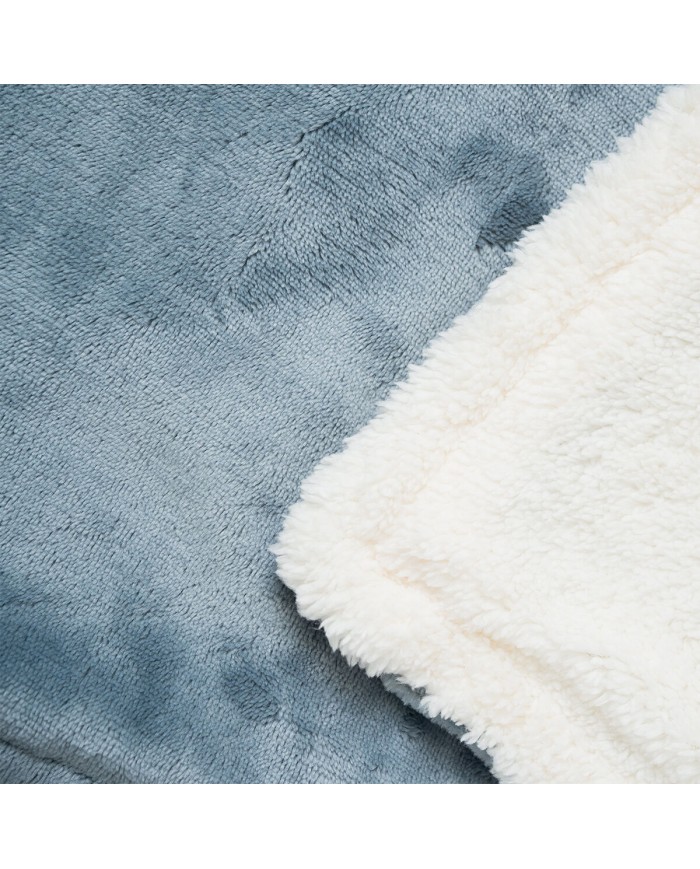 Coperta Elettrica Heklet InnovaGoods Bianco Grigio 130 x 180 cm 160 W Coperta Elettrica Heklet InnovaGoods Bianco Grigio 130 x 180 cm 160 W